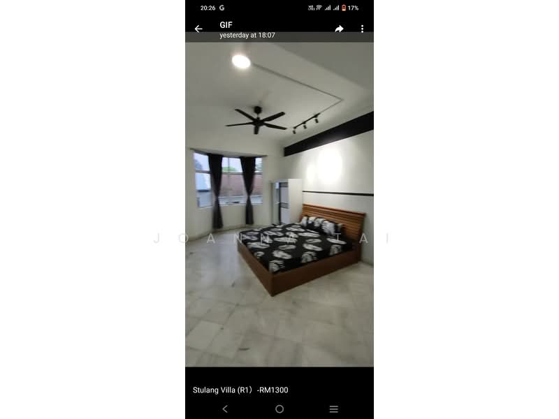 Apartment for Rent at Stulang Villa - Joanna Tai - Bedroom - PropertyGuru.com.my