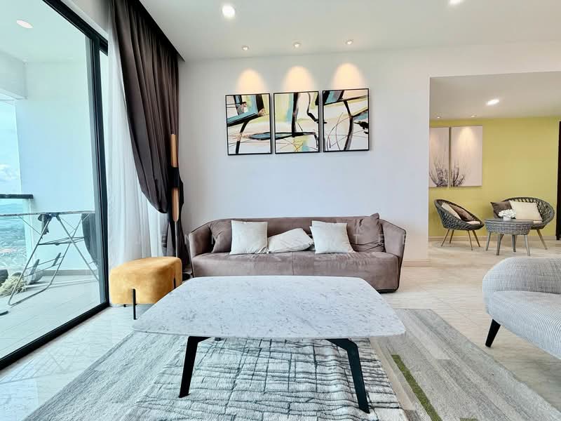 Kondominium untuk Disewa di The Marina View - Jennifer Tee - Living Room - PropertyGuru.com.my