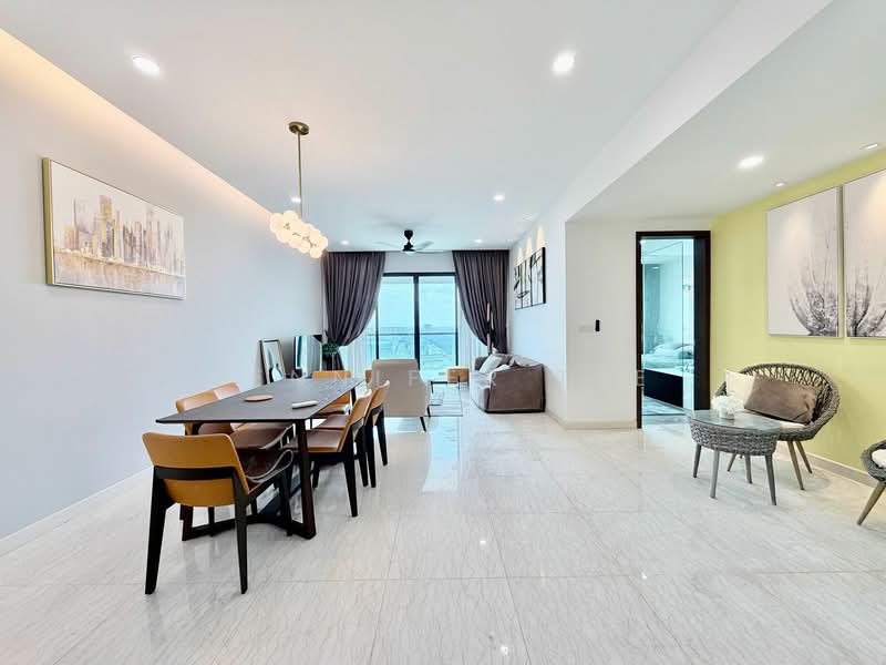 Kondominium untuk Disewa di The Marina View - Jennifer Tee - Living Room - PropertyGuru.com.my