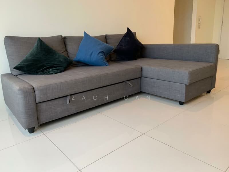 Servis Apartment untuk Disewa di Pandora @ Tropicana Metropark - Zach Gan - Living Room - PropertyGuru.com.my