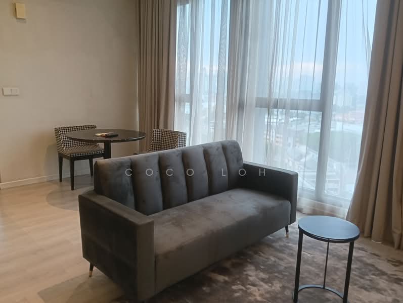 Servis Apartment untuk Dijual di Expressionz Professional Suites - Coco Loh - Living Room - PropertyGuru.com.my
