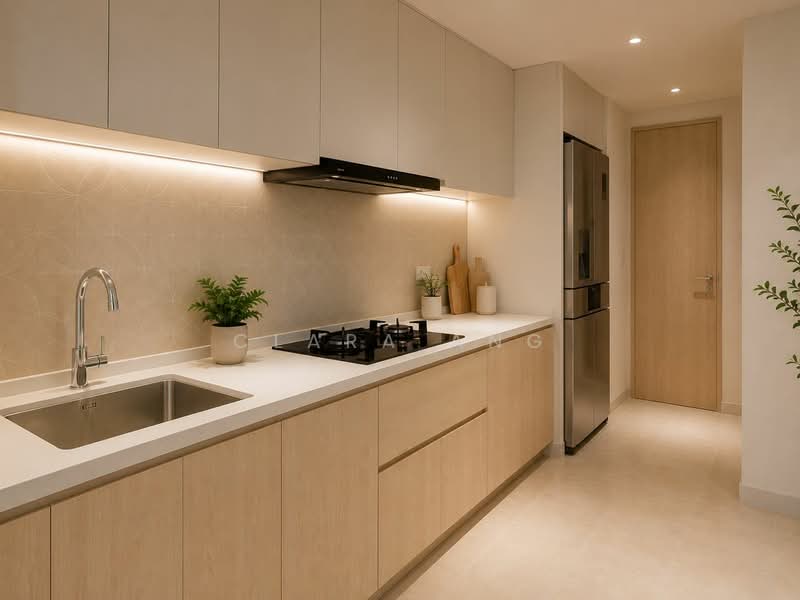 Servis Apartment untuk Disewa di The Park Sky Residence - Clara Ang - Kitchen - PropertyGuru.com.my