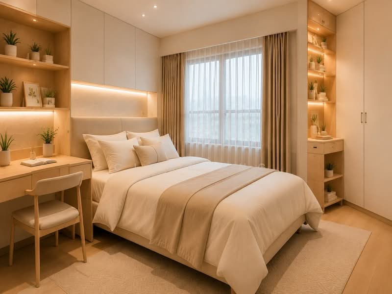 Servis Apartment untuk Disewa di The Park Sky Residence - Clara Ang - Bedroom - PropertyGuru.com.my