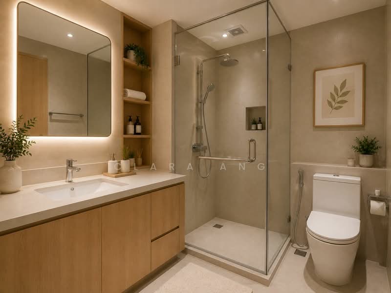 Servis Apartment untuk Disewa di The Park Sky Residence - Clara Ang - Bathroom - PropertyGuru.com.my