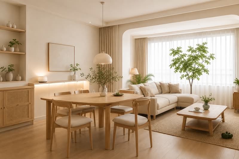 Servis Apartment untuk Disewa di The Park Sky Residence - Clara Ang - Living Room - PropertyGuru.com.my