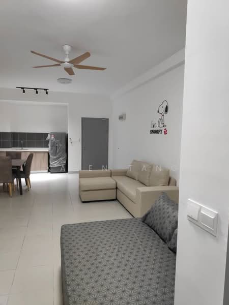 Servis Apartment untuk Dijual di The Netizen - Karen Tang - Living Room - PropertyGuru.com.my