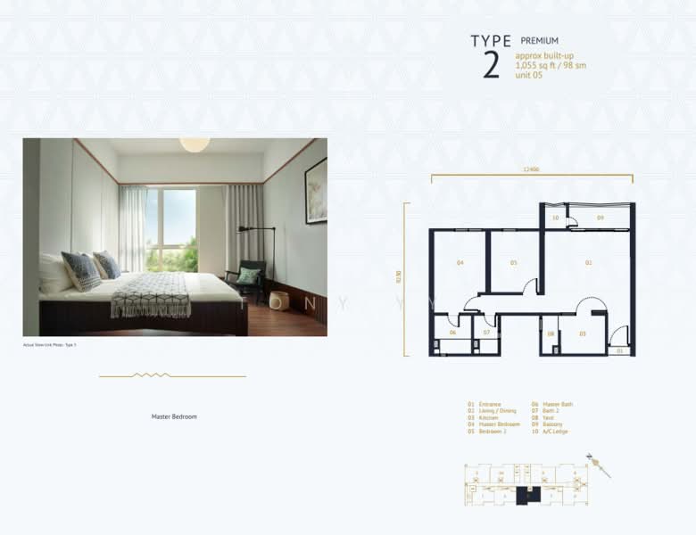 Servis Apartment untuk Dijual di UNA Serviced Apartment - Tony YY - PropertyGuru.com.my