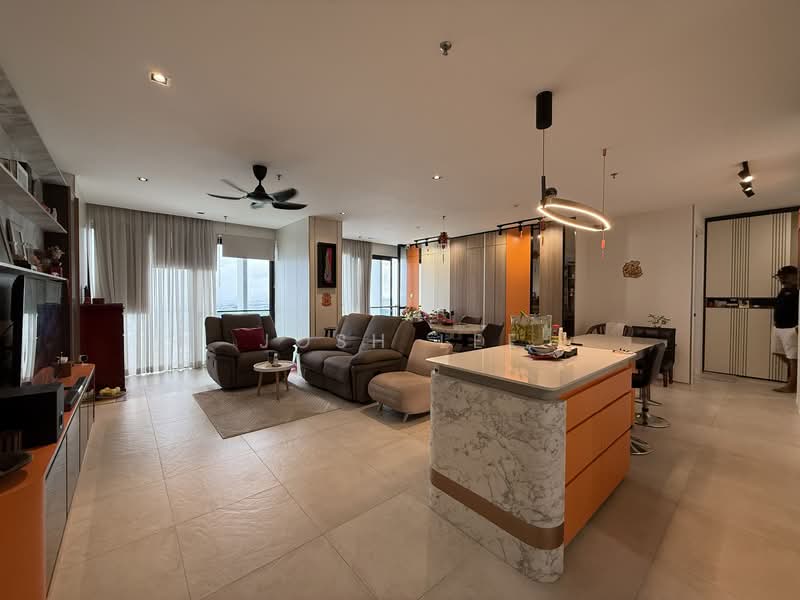 Service Residence for Sale at Lumi Tropicana Serviced Residence - Josh Lee - Living Room - PropertyGuru.com.my