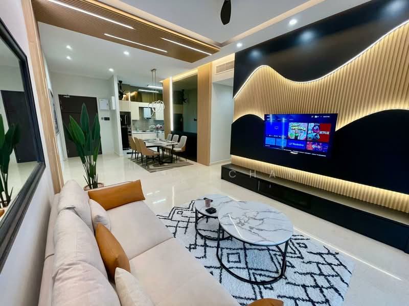 Service Residence for Rent at TriTower Residence @ Johor Bahru Sentral - Gideon Chan - Living Room - PropertyGuru.com.my
