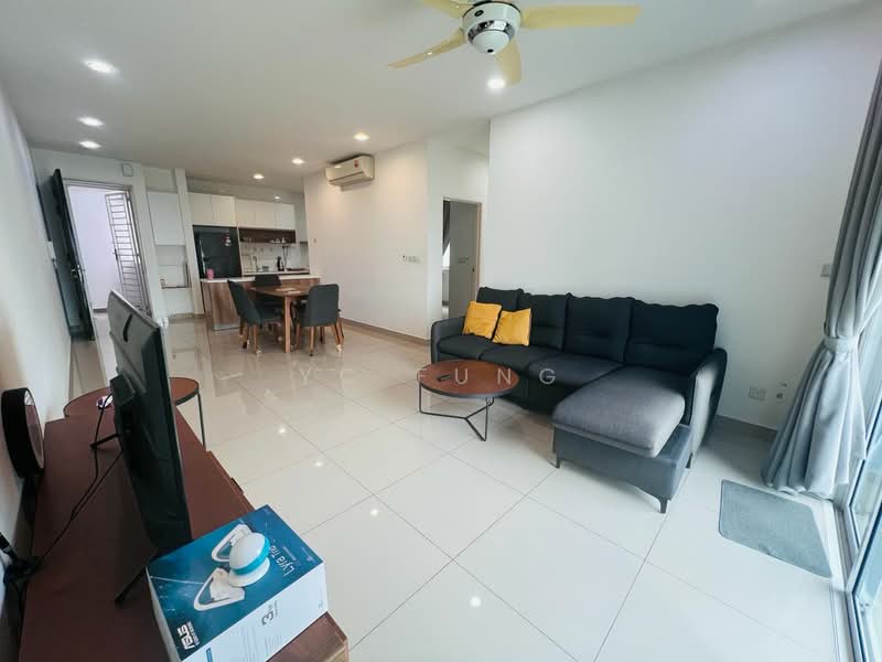 Servis Apartment untuk Disewa di Twin Galaxy (Dwi Galaksi) - YC Fung - Living Room - PropertyGuru.com.my