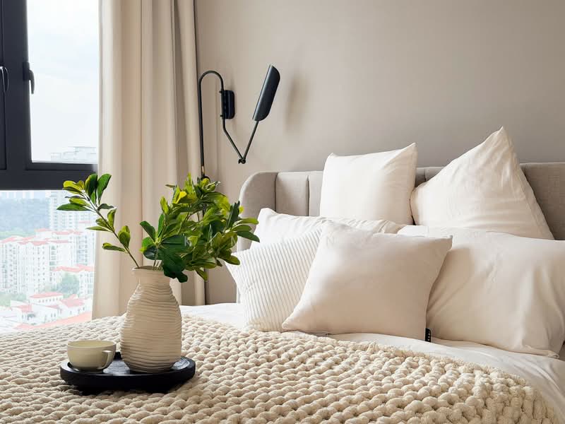 Service Residence for Rent at Laurel Residence - Kim Ling - Master Bedroom - PropertyGuru.com.my
