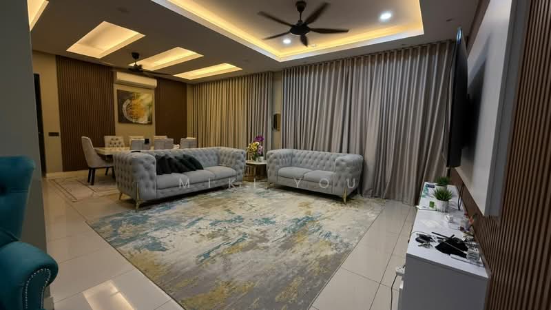 Rumah Teres 2 Tingkat untuk Disewa di Bandar Rimbayu (Telok Panglima Garang) - Miki You - Living Room - PropertyGuru.com.my