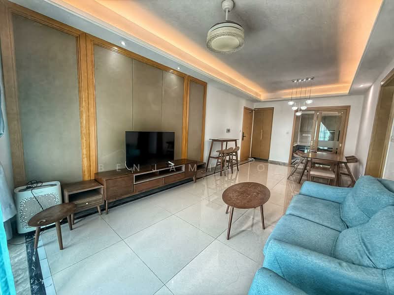 Service Residence for Rent at R&F Princess Cove Phase 1 - Benjamin Oh - Living Room - PropertyGuru.com.my