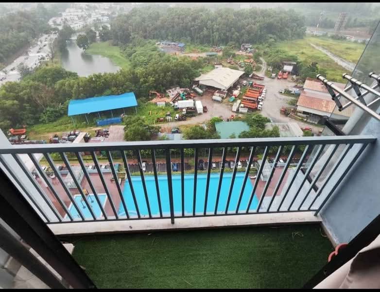 Kondominium untuk Disewa di Green Park Residence - Kelvin Leong - Balcony - PropertyGuru.com.my