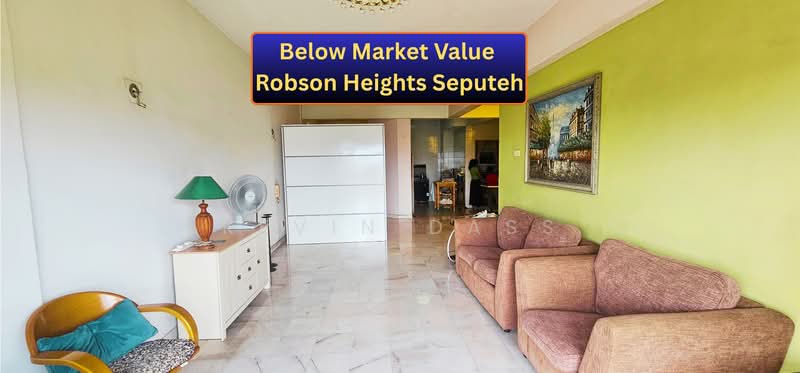 Condominium for Sale at Robson Heights - Kevin Dass - Living Room - PropertyGuru.com.my