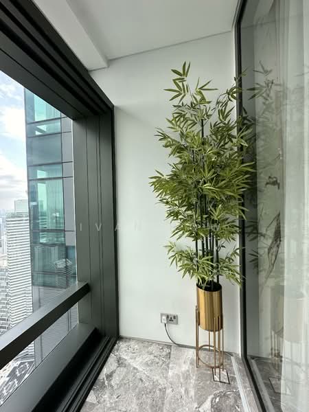 Service Residence for Rent at Four Seasons Place - Ivan How - Balcony - PropertyGuru.com.my