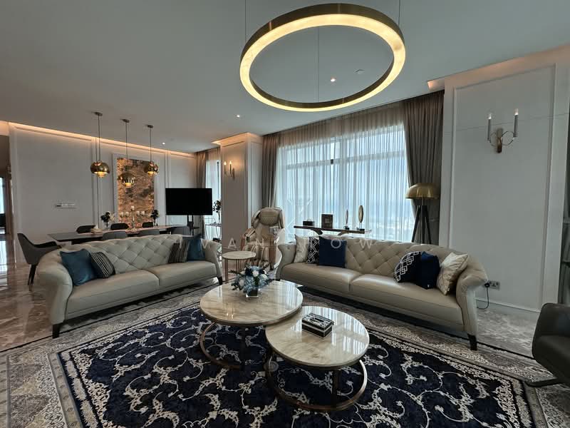 Service Residence for Rent at Four Seasons Place - Ivan How - Living Room - PropertyGuru.com.my