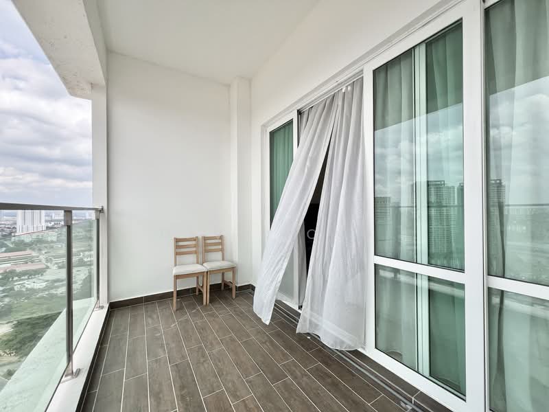 Servis Apartment untuk Dijual di Twin Tower Residence - David Ong - Balcony - PropertyGuru.com.my