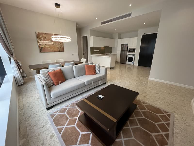 Service Residence for Rent at Pavilion Ceylon Hill - Deela Ibrahim - Living Room - PropertyGuru.com.my