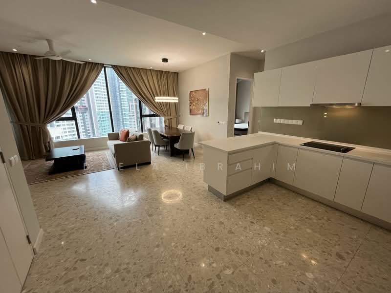 Service Residence for Rent at Pavilion Ceylon Hill - Deela Ibrahim - Living Room - PropertyGuru.com.my