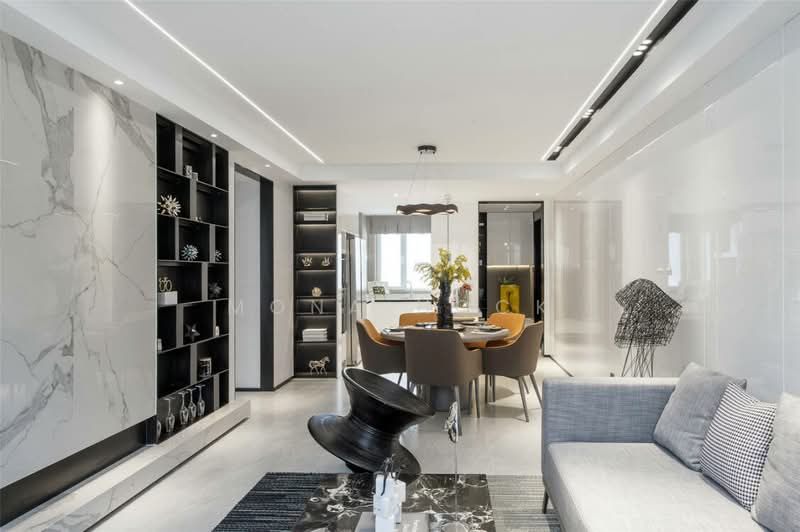 Service Residence for Sale at Pinnacle Sri Petaling - Mona Hock - Living Room - PropertyGuru.com.my