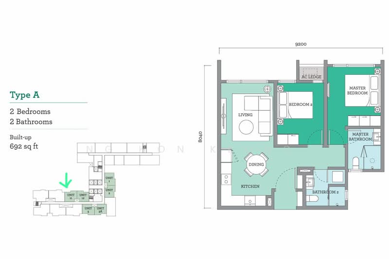 Service Residence for Rent at Edelweiss @ Tropicana Gardens - Ng Hon Keong - PropertyGuru.com.my