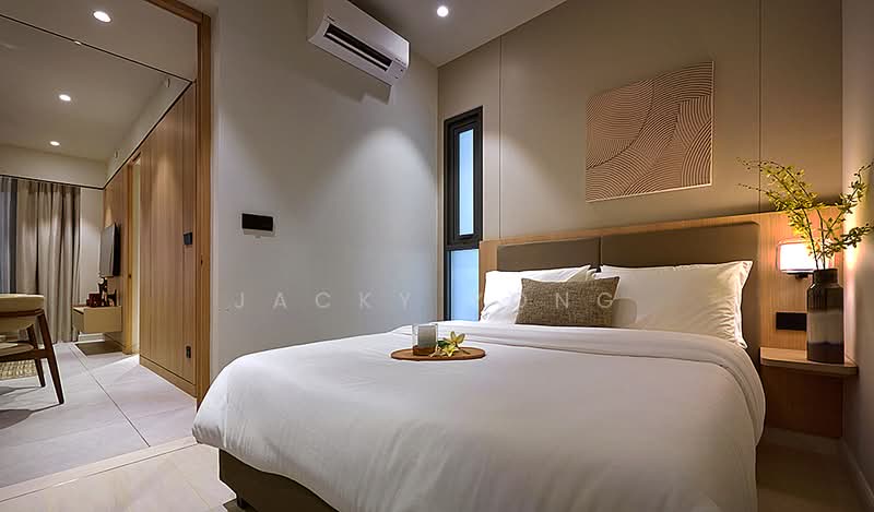 Servis Apartment untuk Dijual di Clarissa Serviced Suites - Jacky Yong - Bedroom - PropertyGuru.com.my
