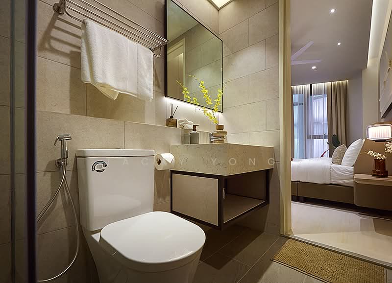 Servis Apartment untuk Dijual di Clarissa Serviced Suites - Jacky Yong - Bathroom - PropertyGuru.com.my
