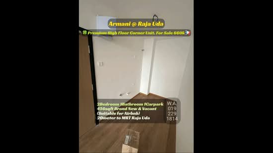 Servis Apartment untuk Dijual di Armani Raja Uda - Wincent Chuah - PropertyGuru.com.my