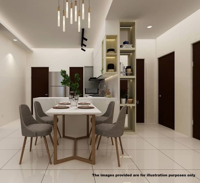 Servis Apartment untuk Dijual di The Pulse Residence - Louis Chen - Kitchen - PropertyGuru.com.my