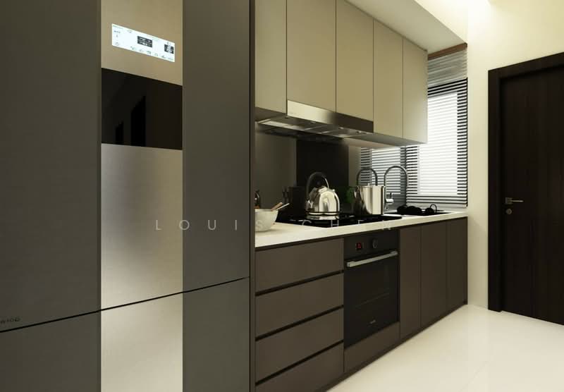 Service Residence for Sale at The Pulse Residence - Louis Chen - Kitchen - PropertyGuru.com.my
