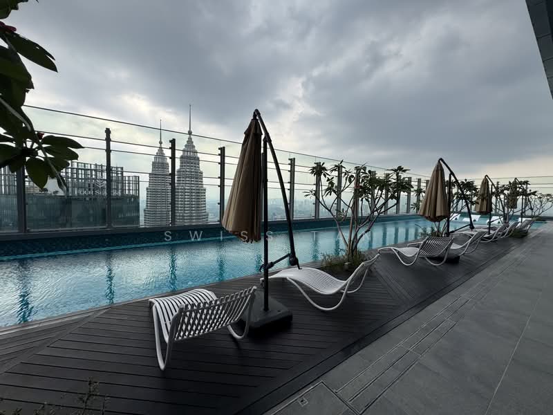 Service Residence for Rent at SO Sofitel Kuala Lumpur Residences - Swiss Tan - Pool - PropertyGuru.com.my