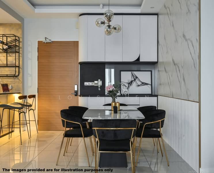Service Residence for Sale at The Cruise Residence - Louis Chen - Dining Room - PropertyGuru.com.my