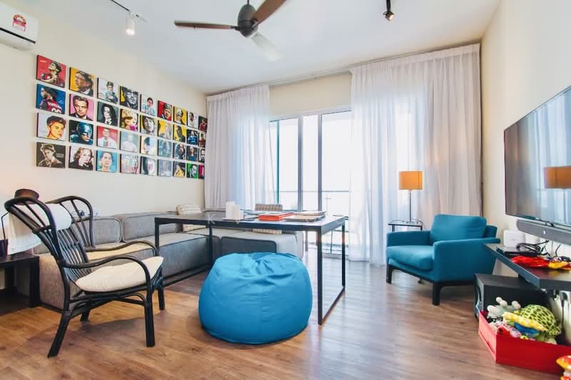 Condominium for Rent at Vertiq - KV LOO - Living Room - PropertyGuru.com.my