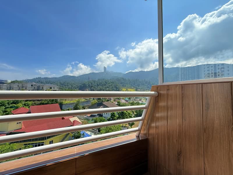 Apartment for Rent at Kempas Apartment - Jen Tan - Balcony - PropertyGuru.com.my