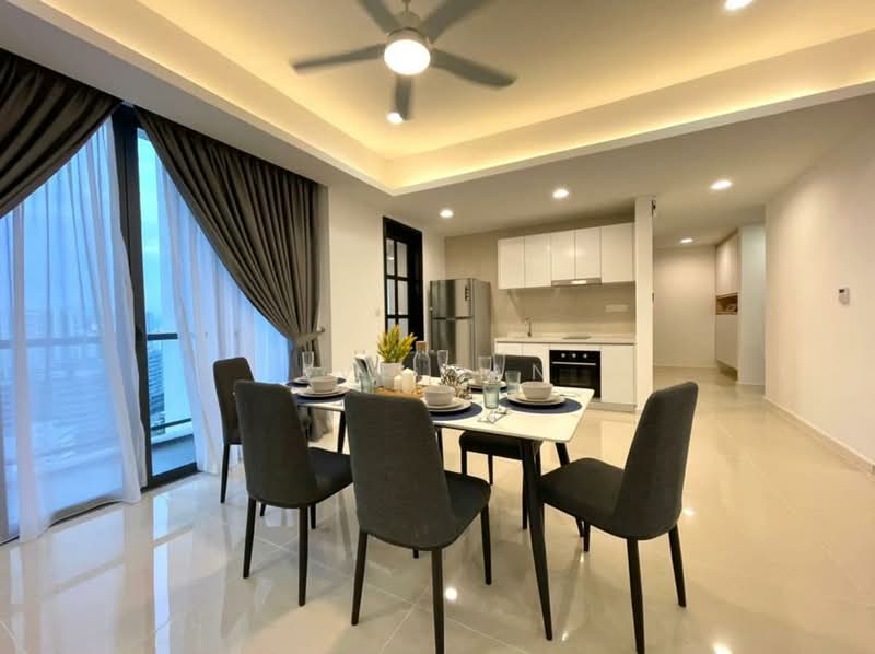 Kondominium untuk Disewa di Agile Mont Kiara - Eve Tan - Dining Room - PropertyGuru.com.my