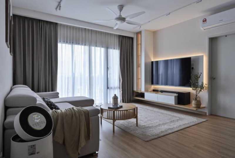 Service Residence for Sale at Setia Sky 88 - Dennis Lee - Living Room - PropertyGuru.com.my
