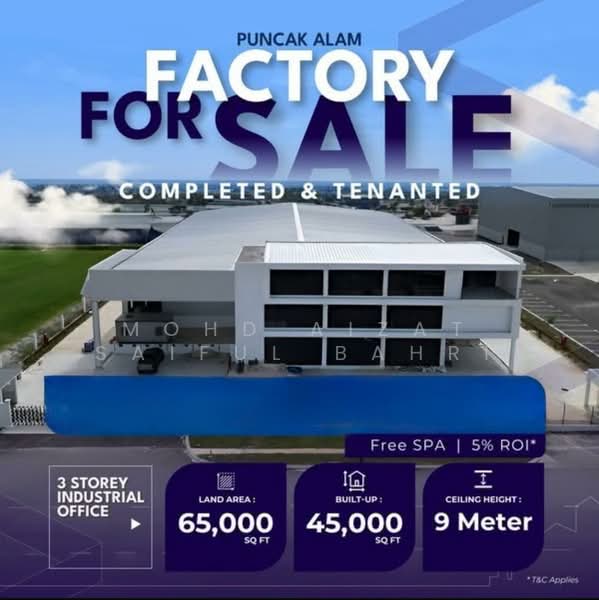 Detached Factory for Sale in Eco Business Park V (Puncak Alam) - Mohd Aizat Saiful Bahri - Exterior - PropertyGuru.com.my