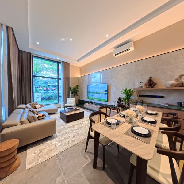Cluster House for Sale in Gelang Patah (Johor) - Jen Kiok - Living Room - PropertyGuru.com.my