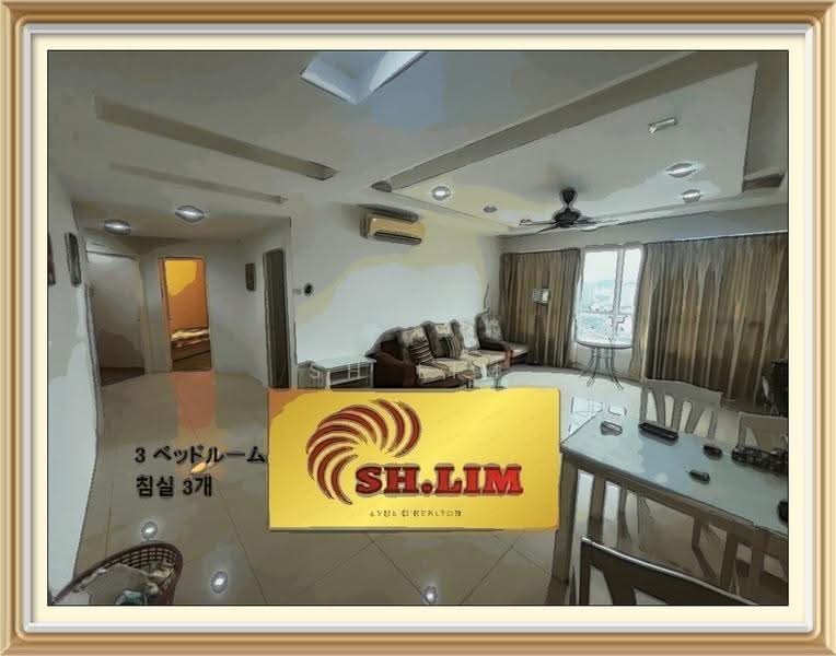 Kondominium untuk Disewa di Birch Regency @ Penang Times Square - SH Lim - Living Room - PropertyGuru.com.my