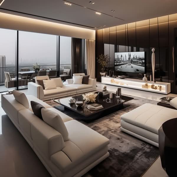 Service Residence for Sale at Sunway Velocity 3 - Kong CH - Living Room - PropertyGuru.com.my