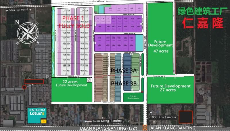 Industrial Land for Sale in Jenjarom (Banting) - PETAH MOKHTAR - PropertyGuru.com.my
