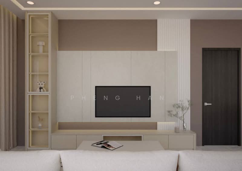 Kondominium untuk Disewa di Codrington Residence - Pheng Han - Living Room - PropertyGuru.com.my