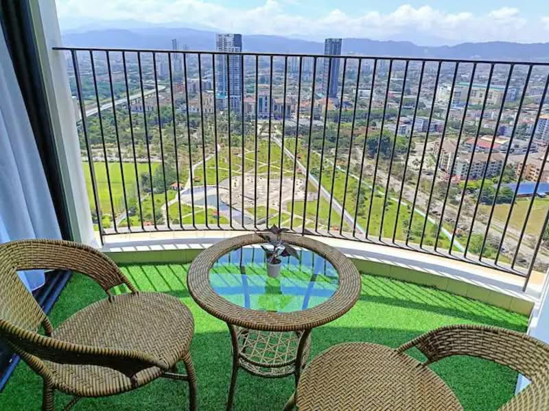 Service Residence for Rent at Parc 3 - Melody Soong - Balcony - PropertyGuru.com.my