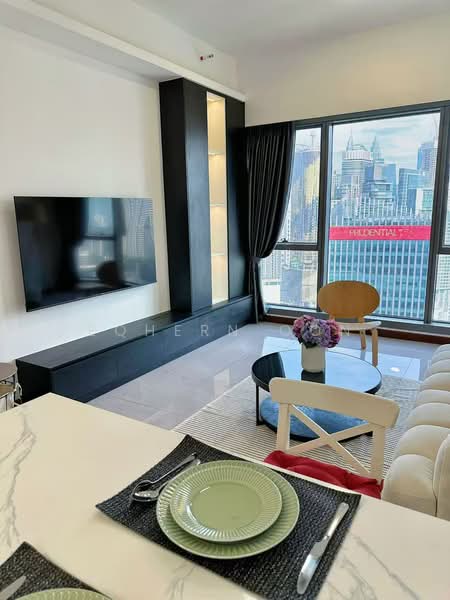 Service Residence for Sale at Core Residence @ TRX - Eqhern Oon - Living Room - PropertyGuru.com.my