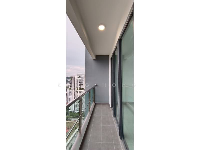 Service Residence for Rent at East Parc @ Manjalara - Keng Hong - Balcony - PropertyGuru.com.my