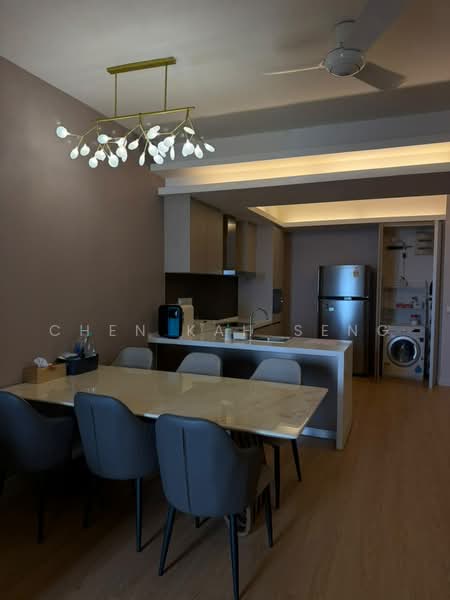 Kediaman Servis untuk Disewa di Suasana Bukit Ceylon / Raja Chulan Residences - Chen Kah Seng - Dining Room - PropertyGuru.com.my