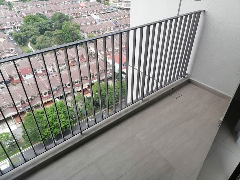 Service Residence for Rent at The Pulse Residence - Yi Jun - Balcony - PropertyGuru.com.my