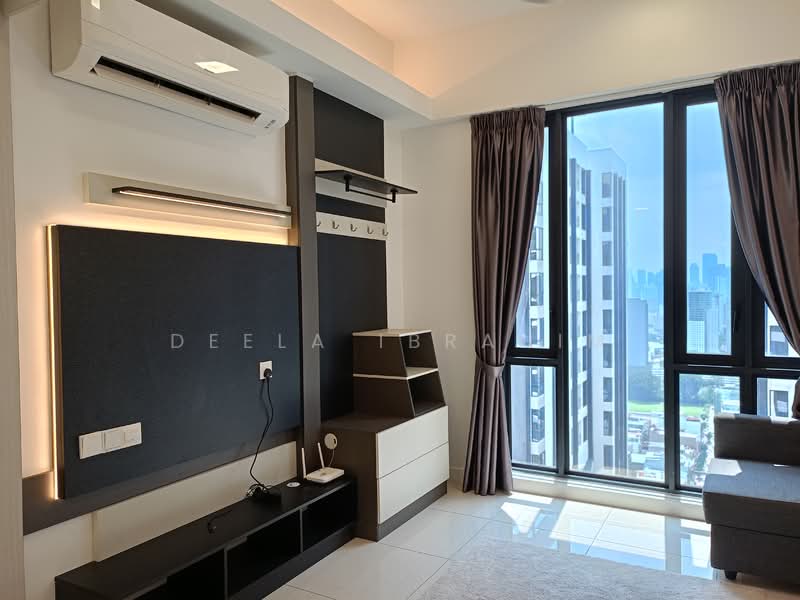 Service Residence for Rent at The Sentral Suites - Deela Ibrahim - Living Room - PropertyGuru.com.my