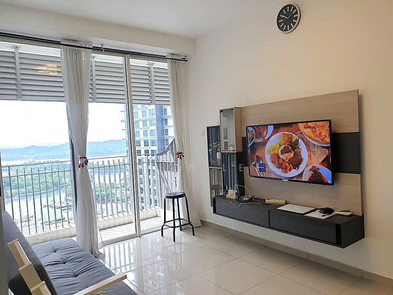 Service Residence for Sale at Encorp Marina - Helen Lee - Living Room - PropertyGuru.com.my